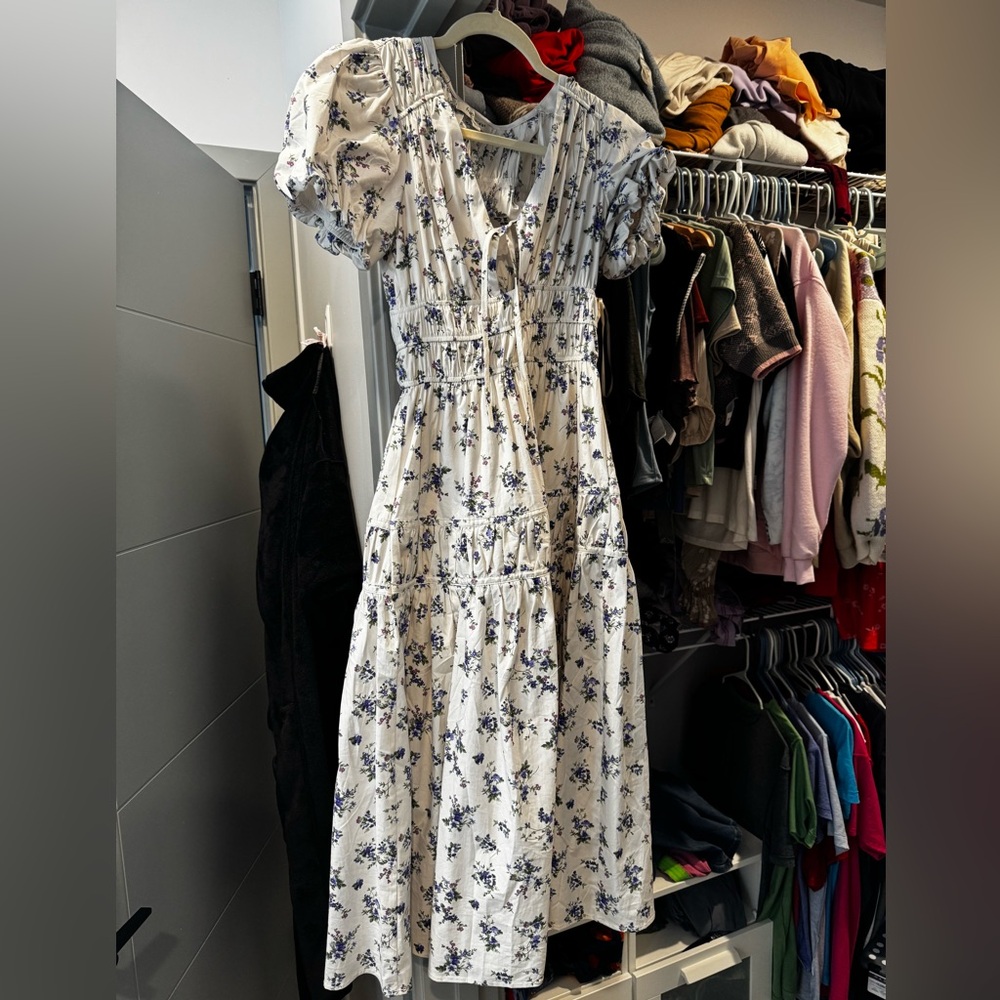 Floral Puff Sleeve Dress